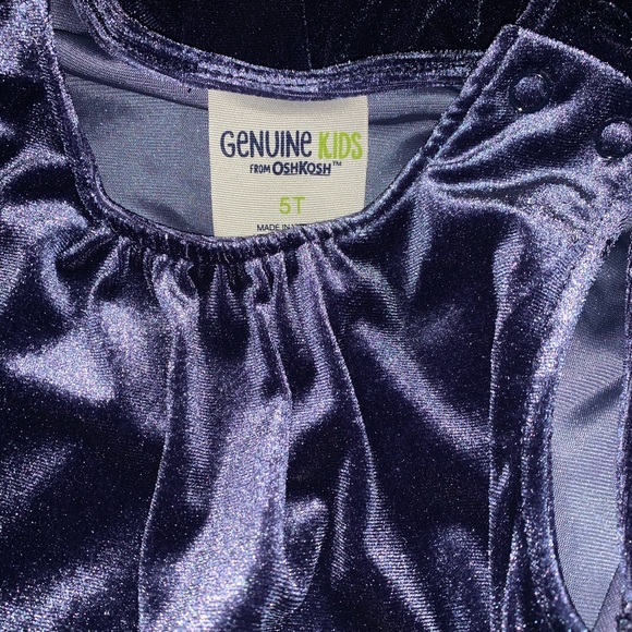 Genuine kids Oshkosh velvet romper - NWT - Picture 5 of 6
